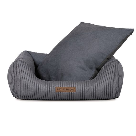 Лежак Pet Fashion DEVID для собак темно-сірий 62*50*19 | Зображення 2