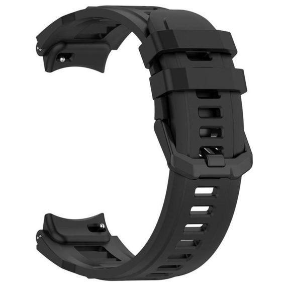 Силіконовий ремінець Primolux для смарт-годинника Amazfit T-Rex 3 Pro 48mm - Black | Зображення 1