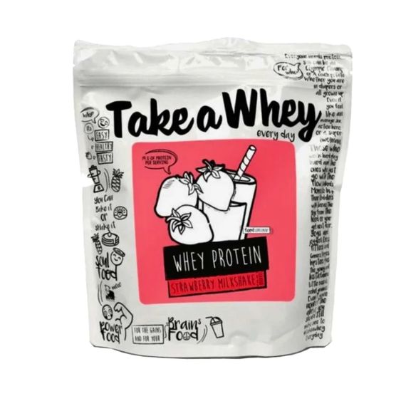 Протеїн Take-a-Whey Protein Whey 900 г, Strawberry