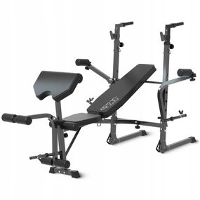 Лава тренувальна для жиму 4FIZJO Ultra з партою Скотта Black (P-5905973404228)