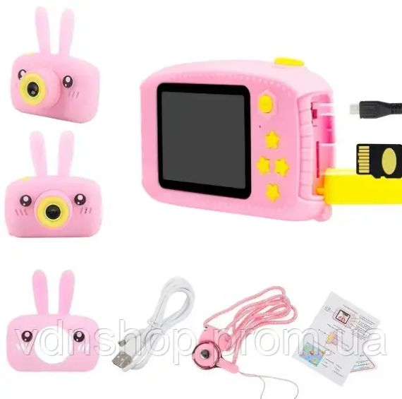 Дитячий фотоапарат Smart Kids Camera цифрова фотокамера, дитяча камера для фото жовтий | Зображення 6