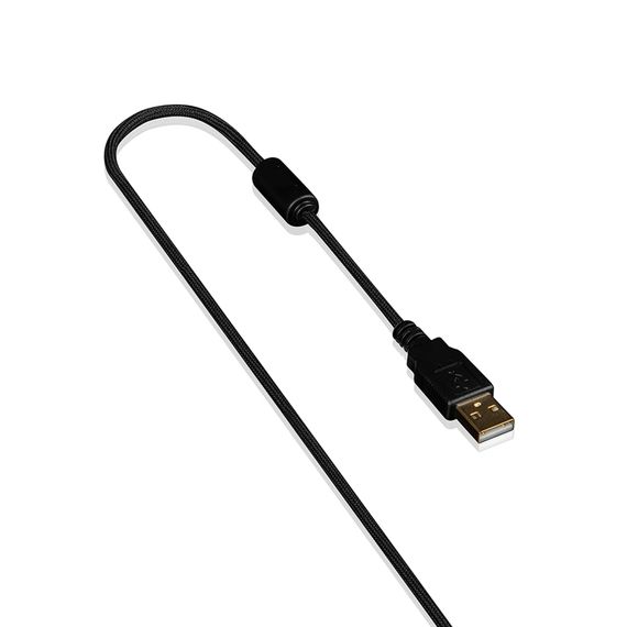 Мишка  Modecom Shinobi 3360 Volcano, ігрова, 12000dpi., 6кн., чорна | Зображення 2