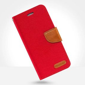 Чохол книжка Textile для Tecno Spark 6 Go колір Червоний