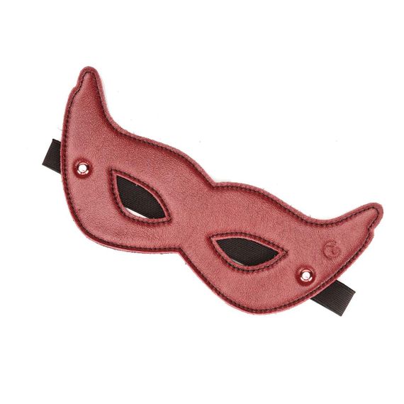Шкіряна маска на очі Liebe Seele Wine Red Eye Mask Sex Aura | Зображення 2