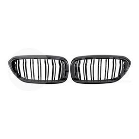 Решетки радиатора компл. BMW 5 G30/G31 17-20 (глянц. чёрн. двойная), AutoTechteile, 706 5173, 706 5171