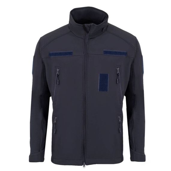 Куртка демісезонна SoftShell, фліс від -10 до +15 °С колір темно синій | Зображення 1