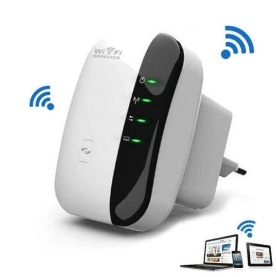 Бездротовий підсилювач ретранслятор Wi-Fi сигналу репітер розширювач діапазону Wireless мережі 300 Мбіт/с