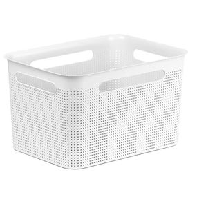 Кошик для зберігання Rotho (Рото) Brisen 16 л (10239) Білий