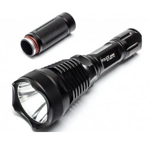 Фонарь тактический Police Q2800-T6 18650 х 2, заряжается от сети 220В и авто ЗУ 12В, выносная кнопка | Зображення 5