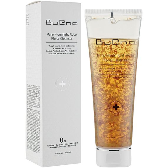 Гель для вмивання з пелюстками троянд Bueno Pure Moonlight Rose Floral Cleanser (150 ml)