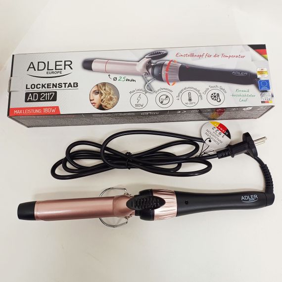 Плойка для кучерів Adler AD 2117 180Вт, Багатофункціональна плойка для укладання та завивки волосся HW-75 | Зображення 4