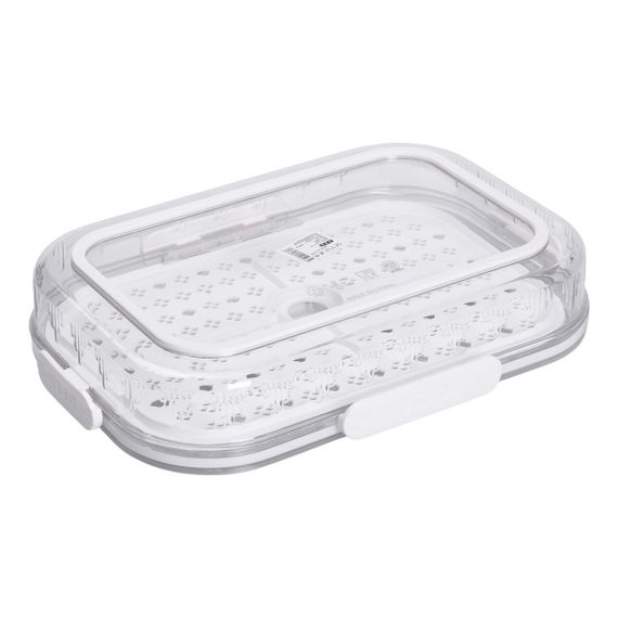 Контейнер для їжі пластиковий 32.5х22.5х6 см Білий HP-27-6 | Зображення 5