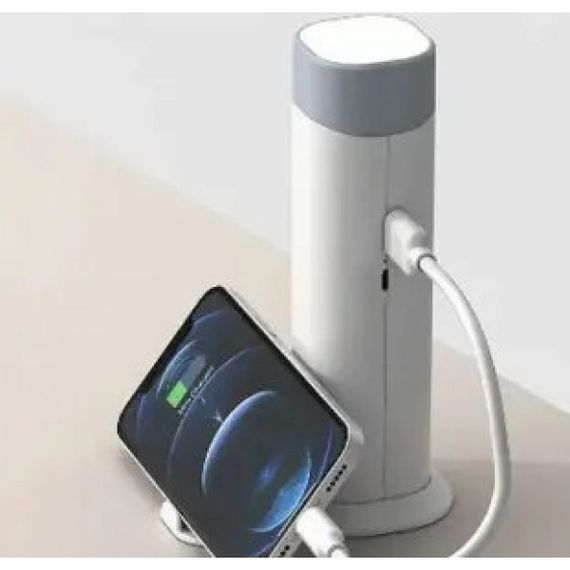 Настільна лампа-ліхтар бездротова з power bank Master-7, біла (42906-Master-7_158) | Зображення 3