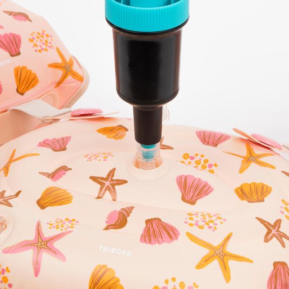 Пояс з нарукавниками Tiswim адаптивний для дітей 15-30 кг бежевий з принтом - One Size | Зображення 5