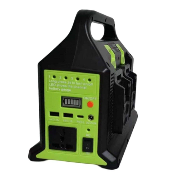 Перетворювач напруги (UIN2) 300W з 12V на 220V / Інвертор живлення з виходом 220 В для акумуляторів LXT USB, Type-C, 12 В, LED, 1.6 кг | Зображення 2