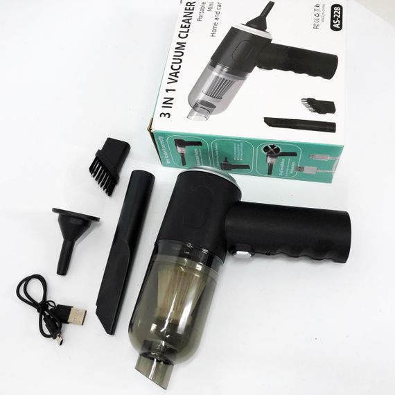 Мийка автопилосос ручний AS-228, Пилосос для дивана авто, Якісний Компактний автомобільний пилосос AU-46 | Зображення 8