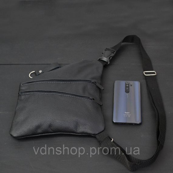 Чоловіча вулична сумка через плече, Сумка чоловіча легка через плече стильна слінг QG-11 | Зображення 2