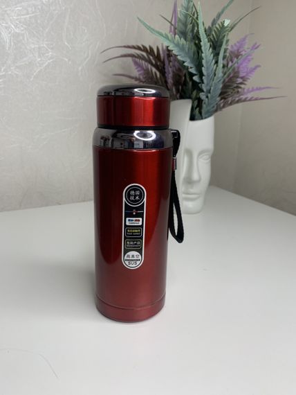 Термос "Classic"600ml  красный, с сеточкой и двойной стенкой | Зображення 2