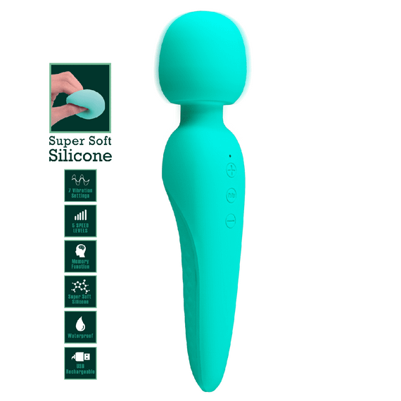 Вібромасажер Pretty Love - Meredith USB Green, BI-014668-4 Sex Aura | Зображення 1