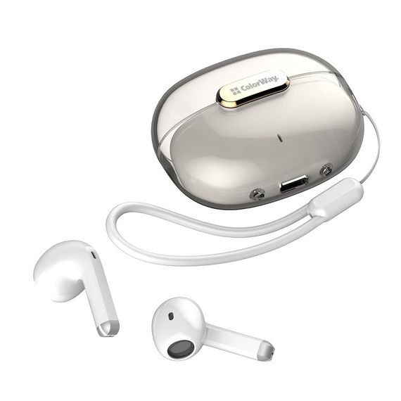 Навушники ColorWay Slim TWS-2 Earbuds White (CW-TWS2WT) | Зображення 3
