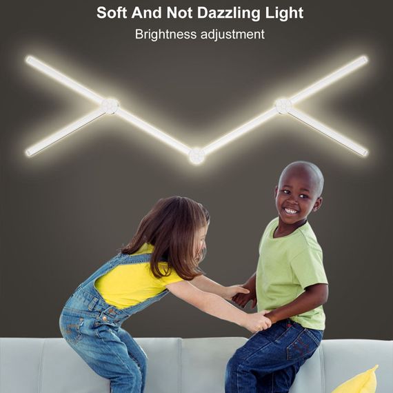 Модульный настенный светильник LED RGB 5V SAL-014B 9pcs Bluetooth USB with app White | Зображення 4