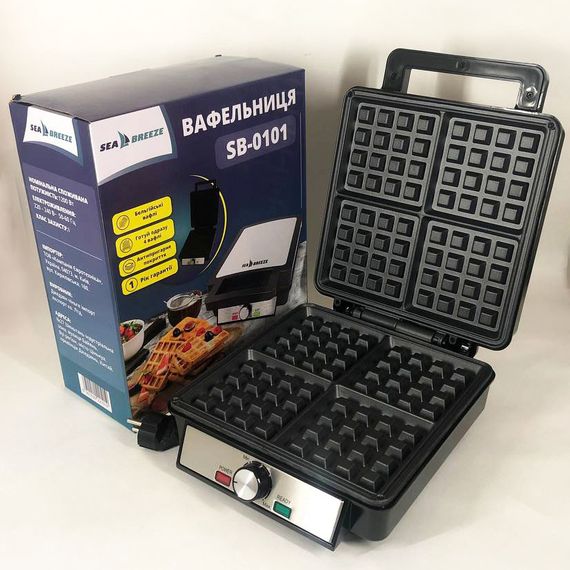 Електровафельниця для бельгійських вафель QE-377 SeaBreeze SB-0101 | Зображення 9