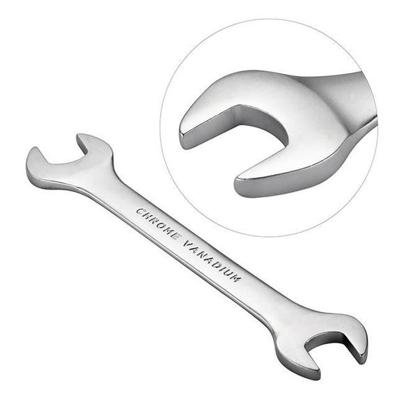 Набір ключів ріжкових 8 од., 6-22 мм, Cr-V INTERTOOL HT-1002 | Зображення 2