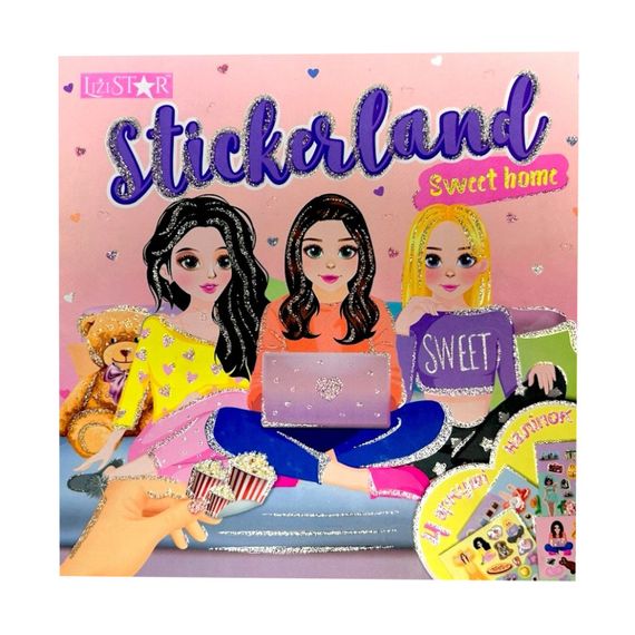 Детская книжечка с наклейками "Sweet Home" РМ-87-01