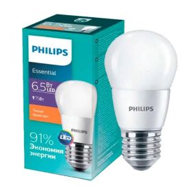 Лампа світлодіодна LED PHILIPS ESS LEDLustre 6,5W E27 2700K