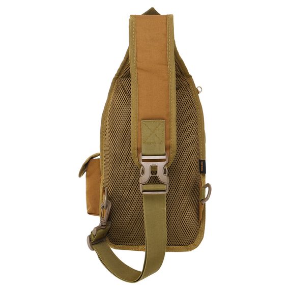 Сумка-слінг тактична з однією лямкою SILVER KNIGHT TY-184 (30х16х8см) 4л Койот | Зображення 9