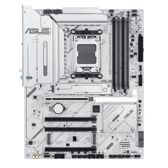 Материнcька плата ASUS X870 MAX GAMING WIFI7 W sAM5 X870 4xDDR5 M.2 HDMI USB Type-C WiFi BT ATX білий 90MB1LZ0-M0EAY0
