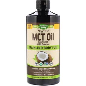 Комплекс для профилактики работы головного мозга Nature's Way Organic MCT Oil, 30 fl oz 887 ml NWY-11772