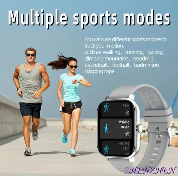 Смарт годинник сірий Lige Y13 з двома ремінцями | Зображення 7