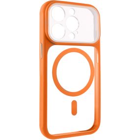 Чохол TPU+PC GETMAN Moon Clear with MagSafe для Apple iPhone 14 Pro Max (6.7") Orange