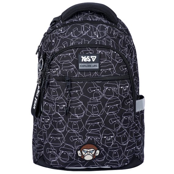 Шкільний рюкзак YES ТS-54M Monkey 550333 15.9 л | Зображення 1