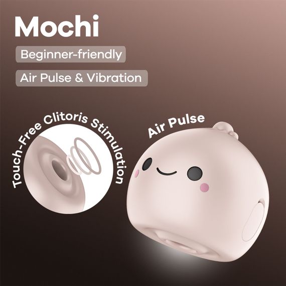 Вакуумний кліторальний стимулятор Satisfyer Mochi Beige, Бежевий | Зображення 5