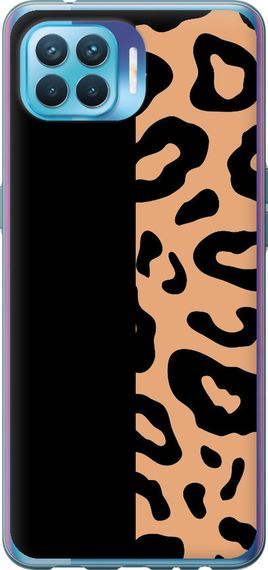Чехол на Oppo Reno 4 Lite Пятна леопарда "4269u-2099-17620"