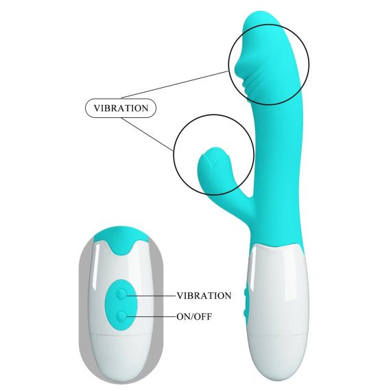 Вібратор серії Pretty Love — SNAPPY light blue, BI-014173-A1 Sex Aura | Зображення 8