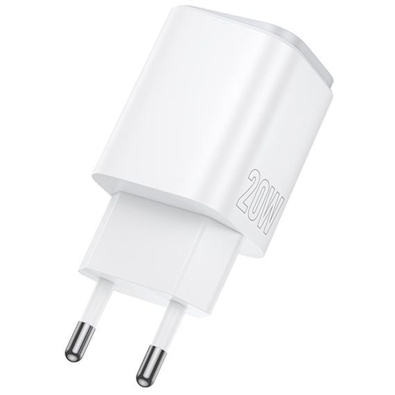 МЗП Borofone BAS83A Star PD20W+QC3.0 (1USB-A/1C) White | Зображення 3