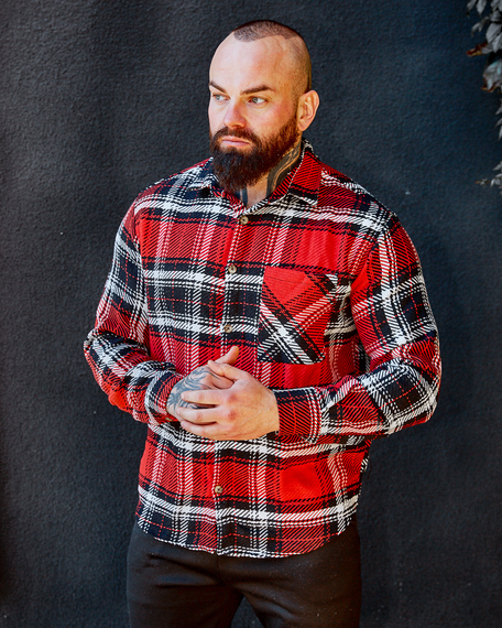 Тепла Сорочка Мадрид червоний S | Зображення 1