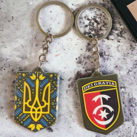 Брелок гумовий 30 окрема механізована бригада | Зображення 1