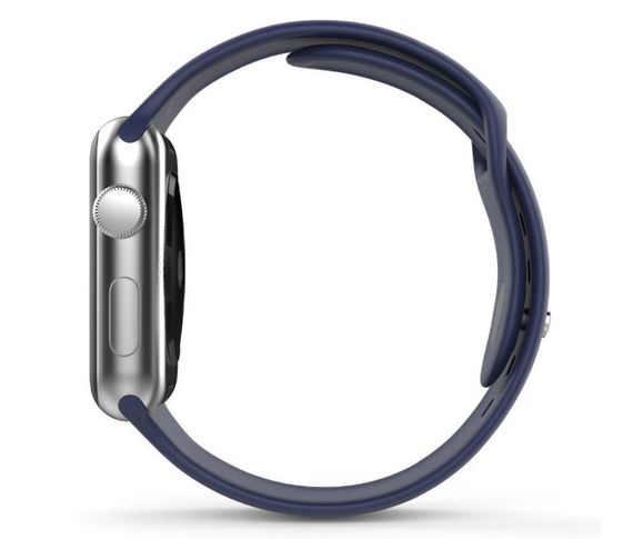 Спортивний ремінець Primo для Apple Watch 42mm / 44mm / 45mm розмір L - Dark-blue | Зображення 1