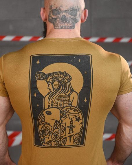 Тактична терморегулююча футболка SABUR дива кайот ВТ6566 | Зображення 3