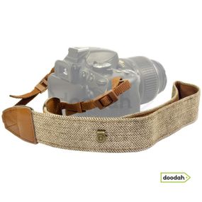 Ремінь нашийний для фото камери - Tweed Strap Brown
