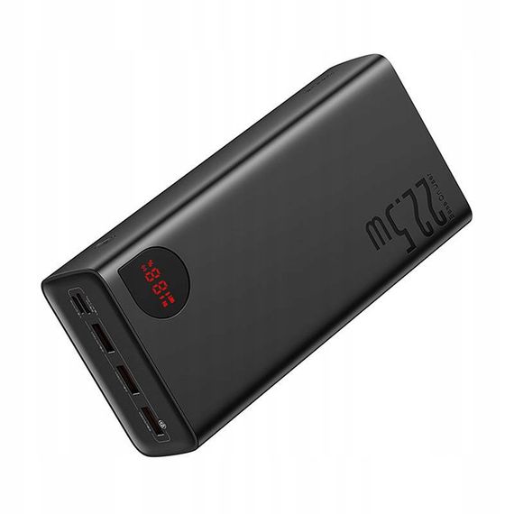 Портативний ЗП Power Bank Baseus Adaman Digital Display 22.5W 40000mAh (PPAD020101) Black | Зображення 1