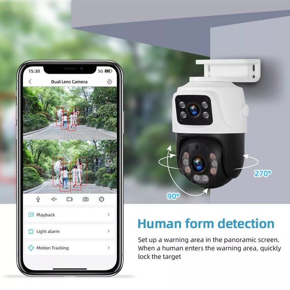 Комплект видеонаблюдения проводной с просмотром через 3G сеть DVR KIT 4ch металл HD набор на 4 камеры с регистратором | Зображення 4