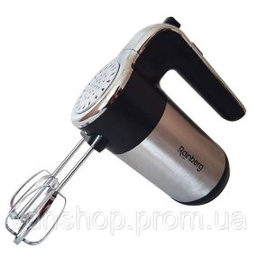 Миксер для замешивания теста ручной Rainberg RB-1012, Ручной миксер с насадками Кулинарный GA-73