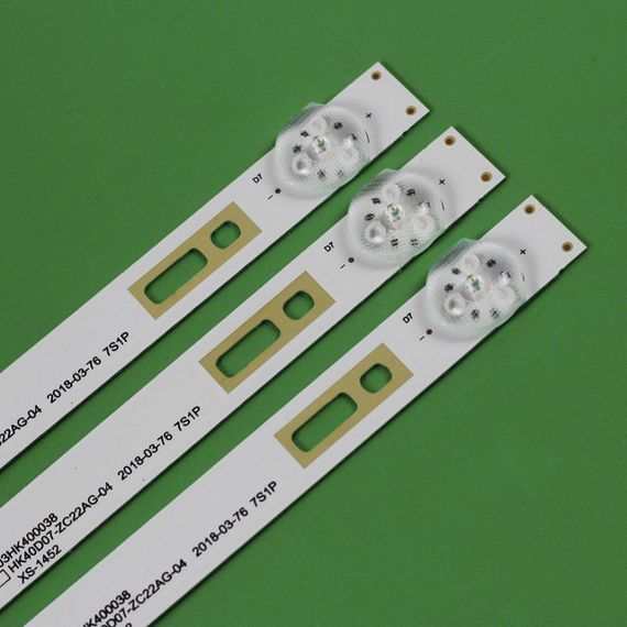 LED підсвітка TV 40" HK40D07-ZC22AG-04 303HK400038 HK40D07-ZC22AG-06 303HK400040 06-40F1-3X7-755X14 3шт. | Зображення 3
