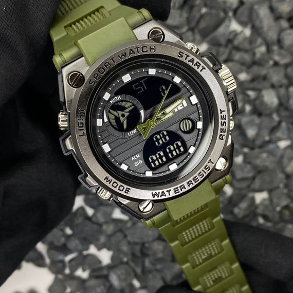 Чоловічий годинник Skmei 2031AG Army Green | Зображення 2