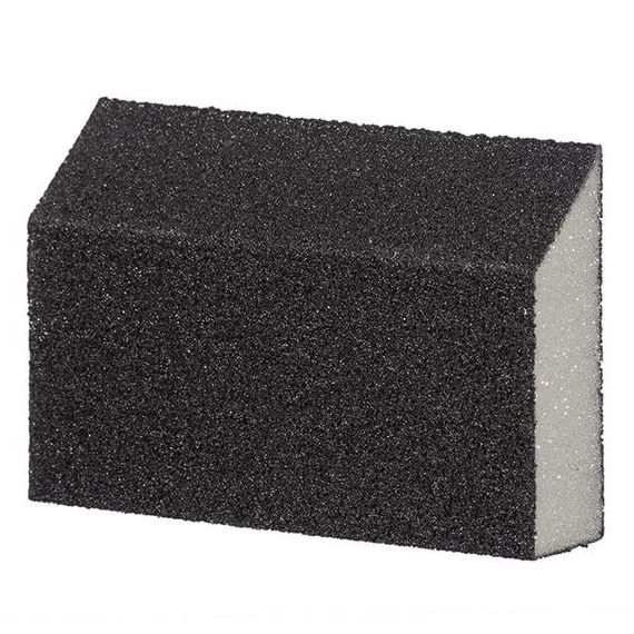 Губка для шліфування трапеція 110*75*54*25 мм, оксид алюмінію К80 INTERTOOL HT-08081 | Зображення 2